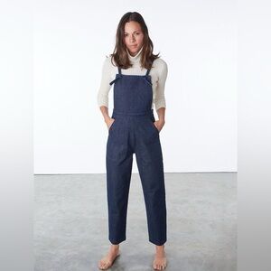 LOUP
KNOT OVERALLS - DARK INDIGO size medium
